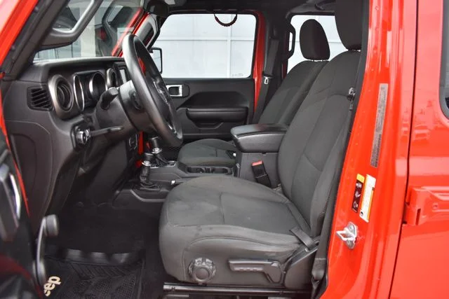 Used 2021 Red Jeep Unlimited Sport image 12