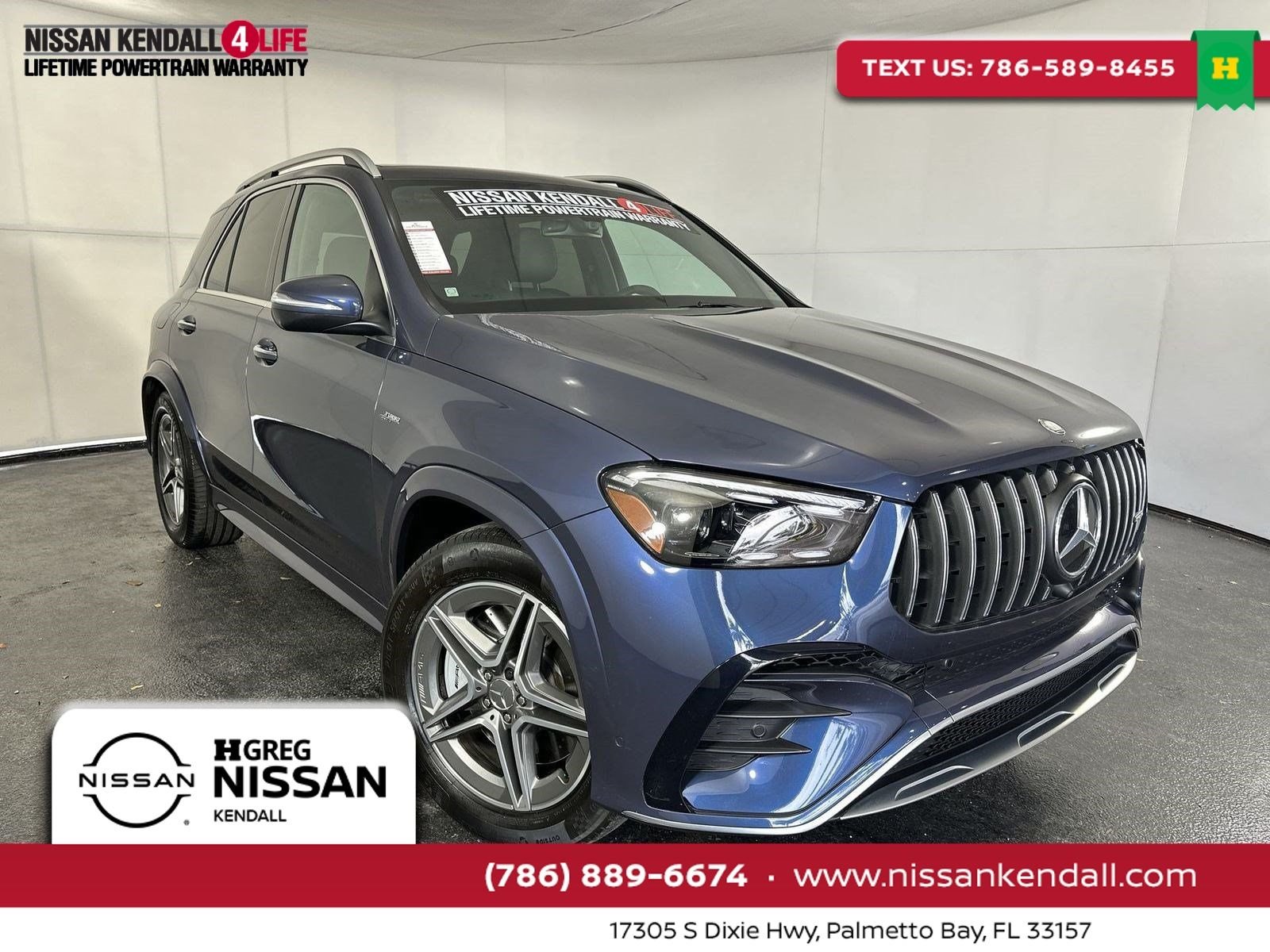 Used 2024 Blue Mercedes-Benz GLE 53 AMG® image 1