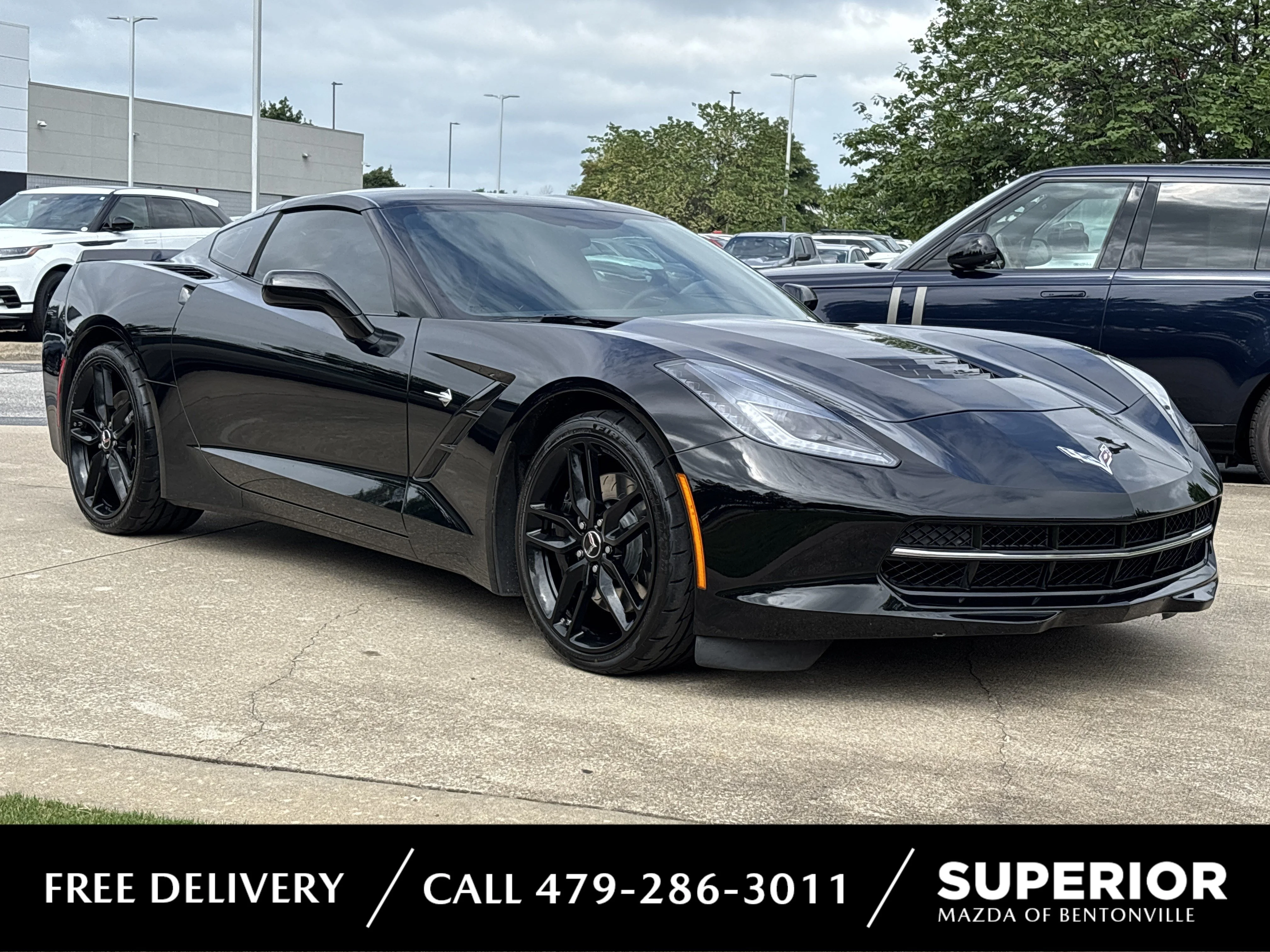 Used 2014 Black Chevrolet Z51 Coupe w/2LT image 1