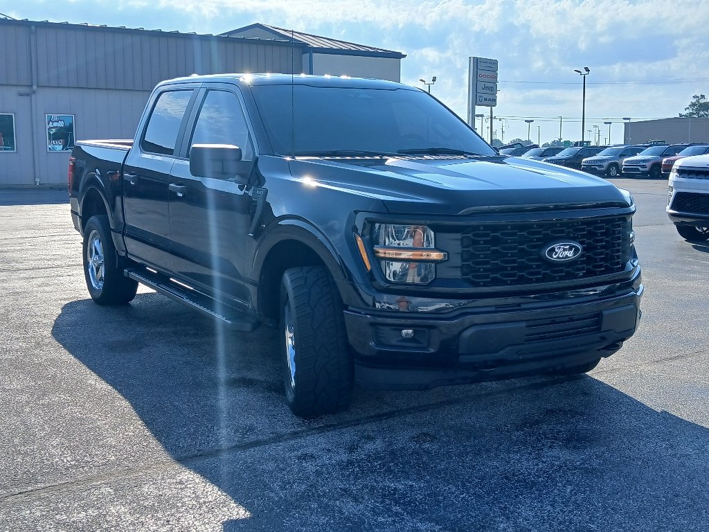 Used 2024 Agate Black Metallic Ford STX image 4