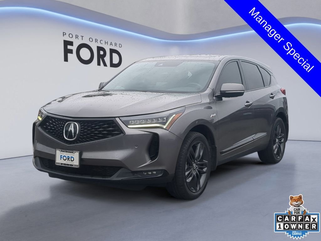 Used 2024 Liquid Carbon Metallic Acura A-Spec Package image 1