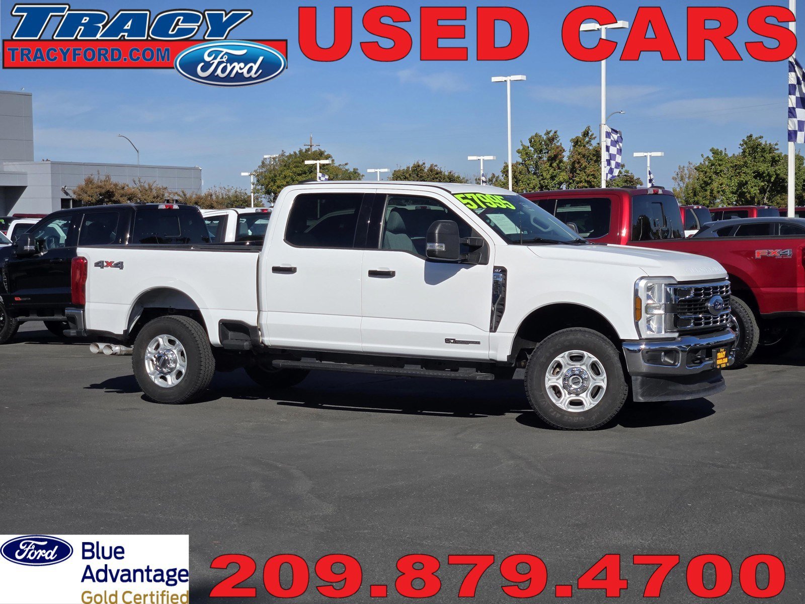 Certified Used 2025 White Ford  image 1