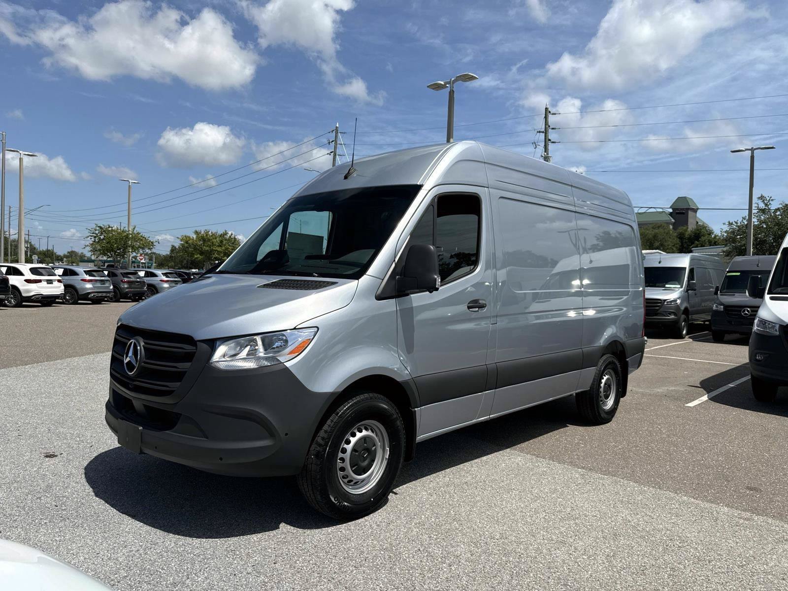 New 2026 Silver Metallic Sprinter Cargo 144 WB image 1