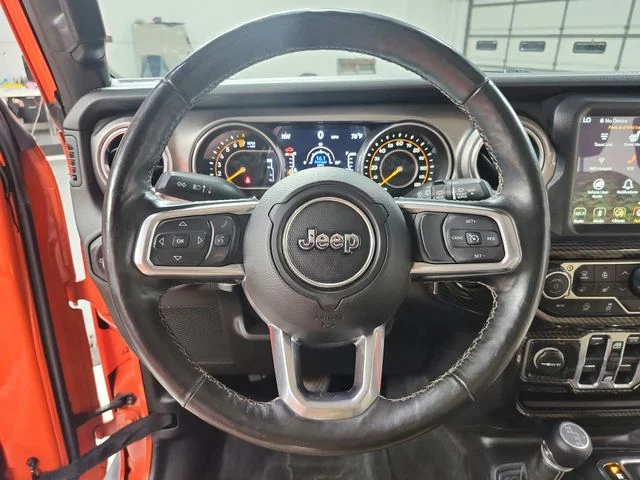 Used 2018 Orange Jeep Unlimited Sahara image 24