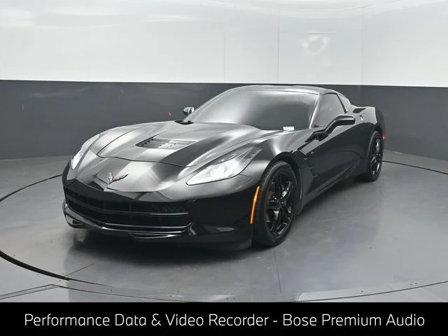 Used 2017 Black Chevrolet Stingray image 1