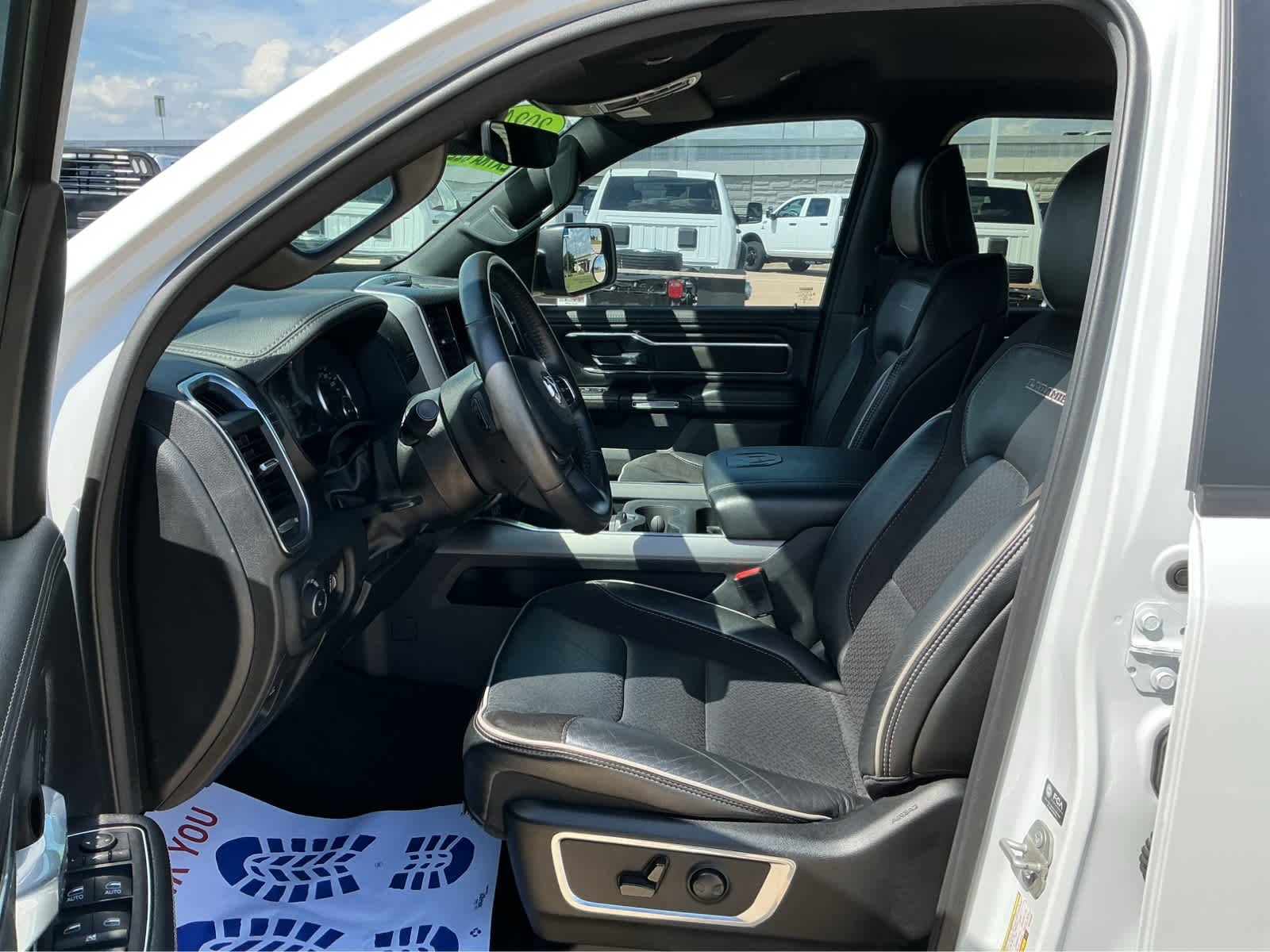 Used 2024 Bright White Clearcoat Ram Laramie image 14