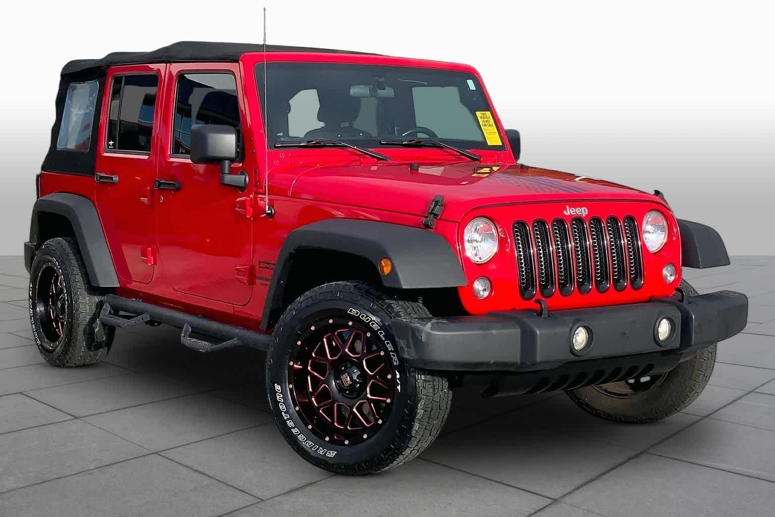 Used 2016 Firecracker Red Clearcoat Jeep Sport image 3