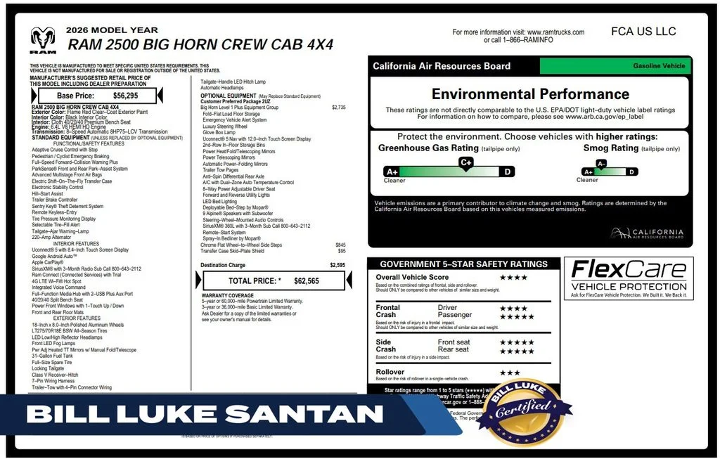 2026 Ram Ram 2500 Pickup