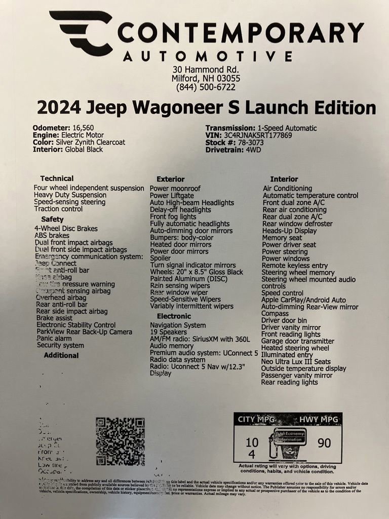 Used 2024 Silver Zynith Clearcoat Jeep Launch Edition image 34