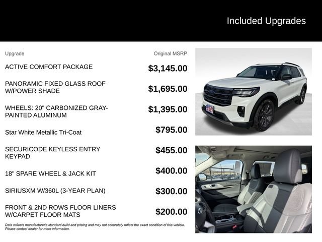 New 2026 Star White Metallic Tri-Coat Ford Active image 5