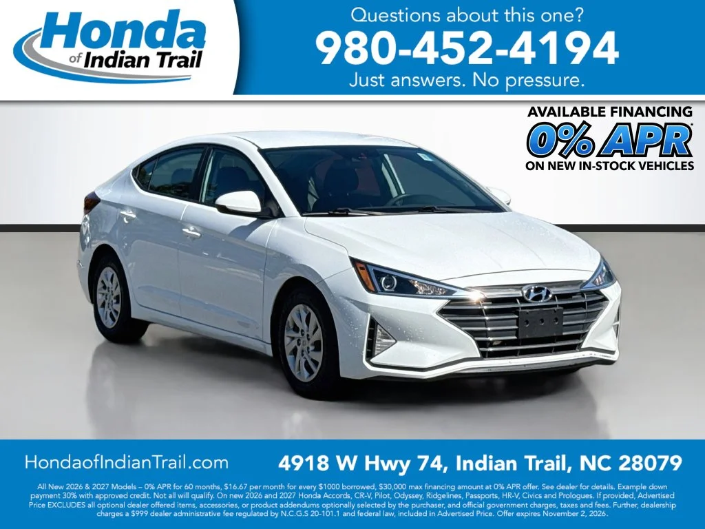 2020 Hyundai Elantra SE