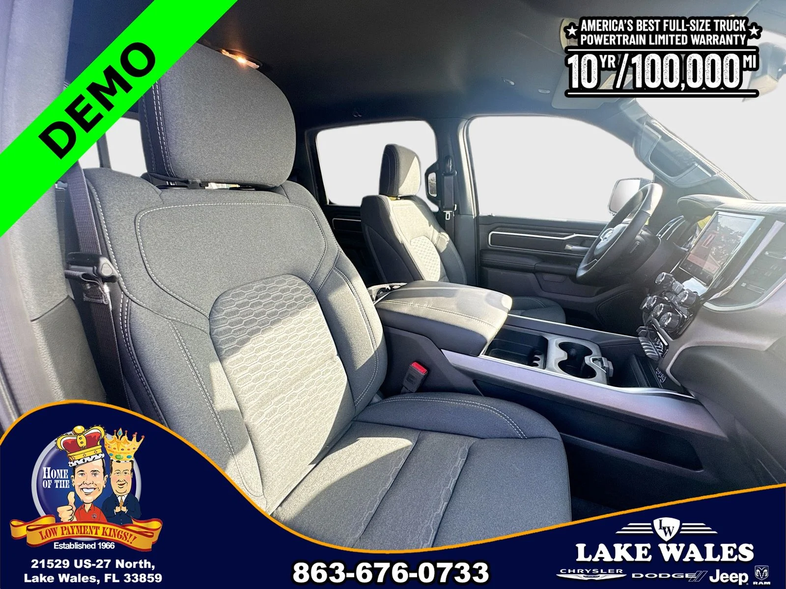 New 2026 Diamond Black Crystal Pearl-Coat Exterior Paint RAM Big Horn/Lone Star image 25