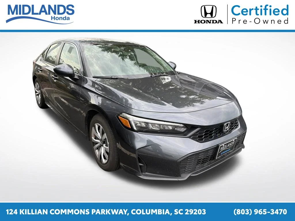 Certified Used 2026 Meteorite Gray Metallic Honda LX image 1