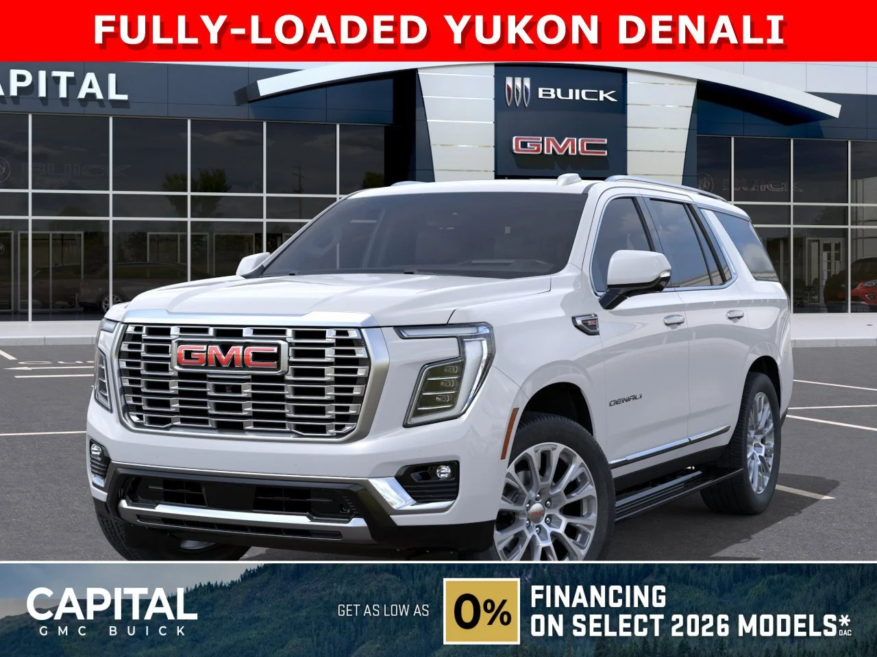 New 2026 Summit White GMC Denali image 1