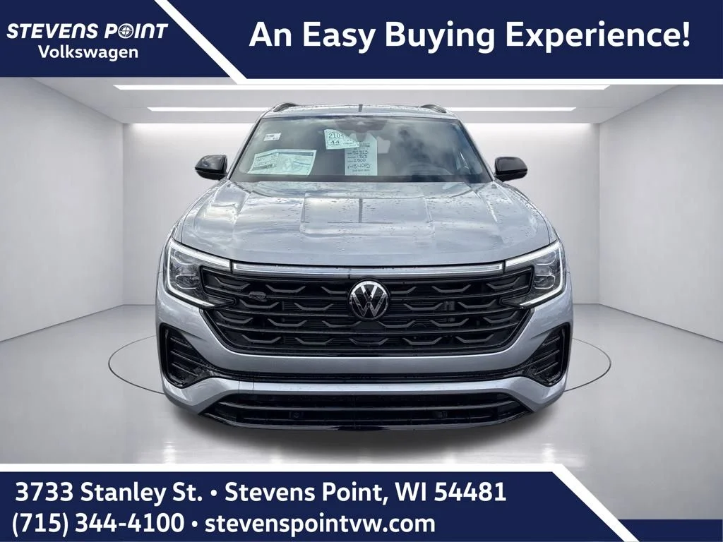 New 2026 Silver Mist Metallic Volkswagen 2.0T SEL R-Line Black image 8