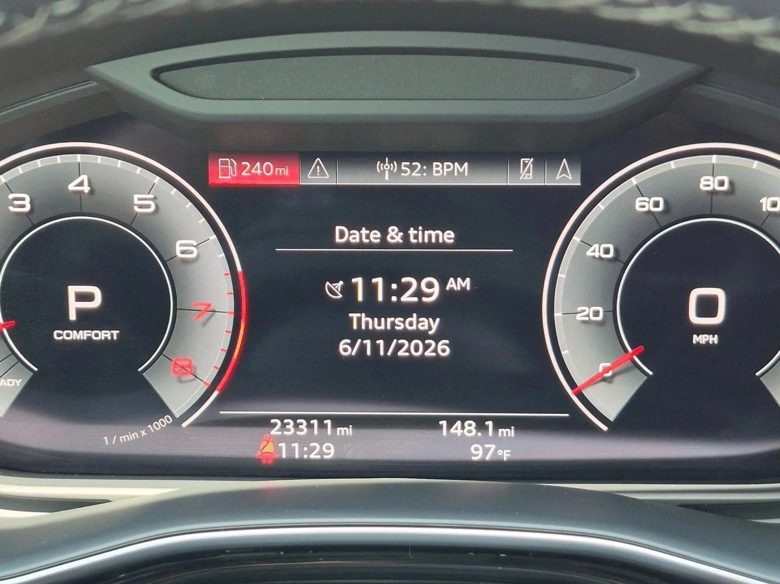 Used 2023 Glacier White Metallic Audi Premium Plus image 11