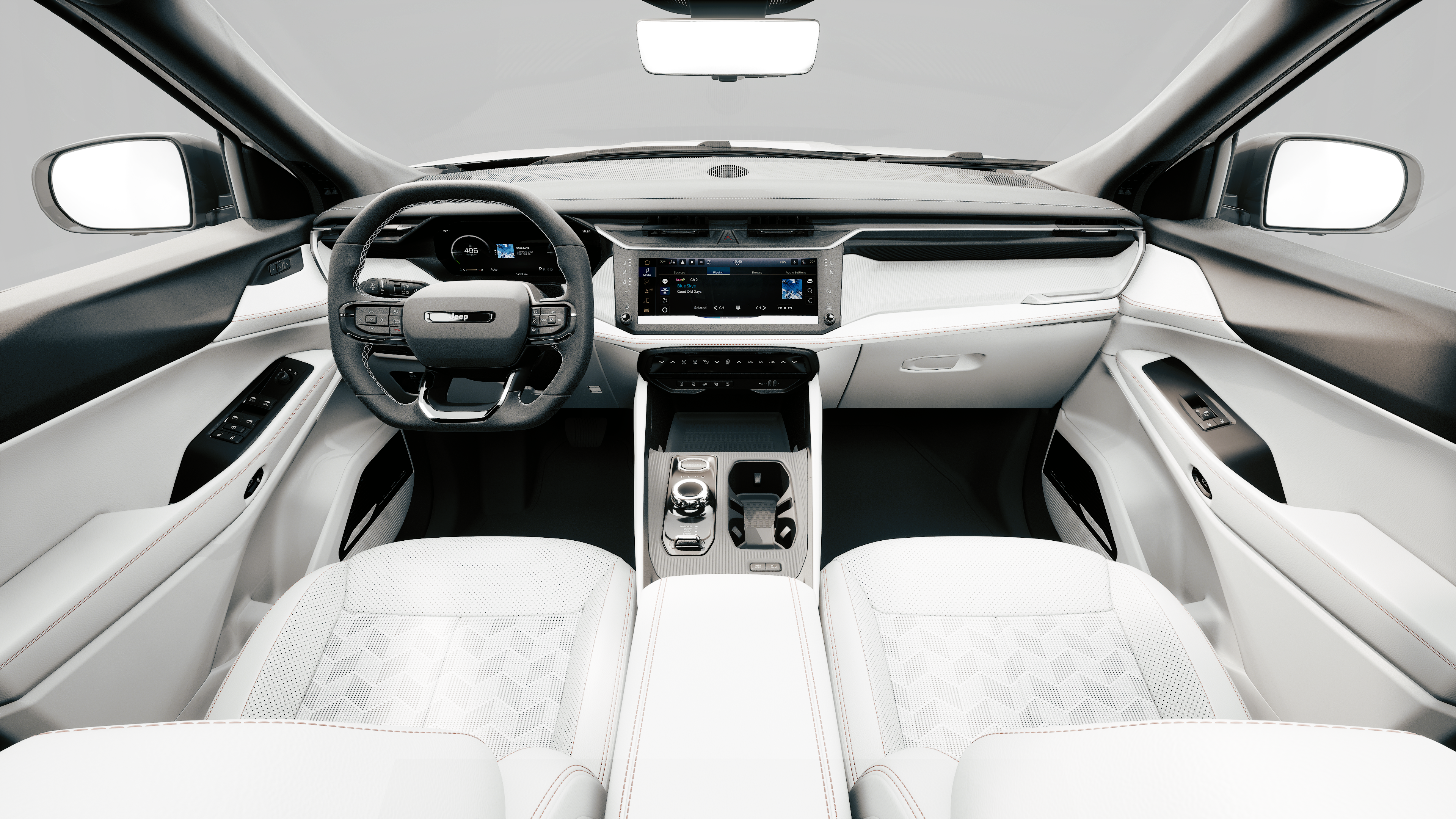 New 2027 Bright White Clear-Coat Paint Jeep Overland image 18