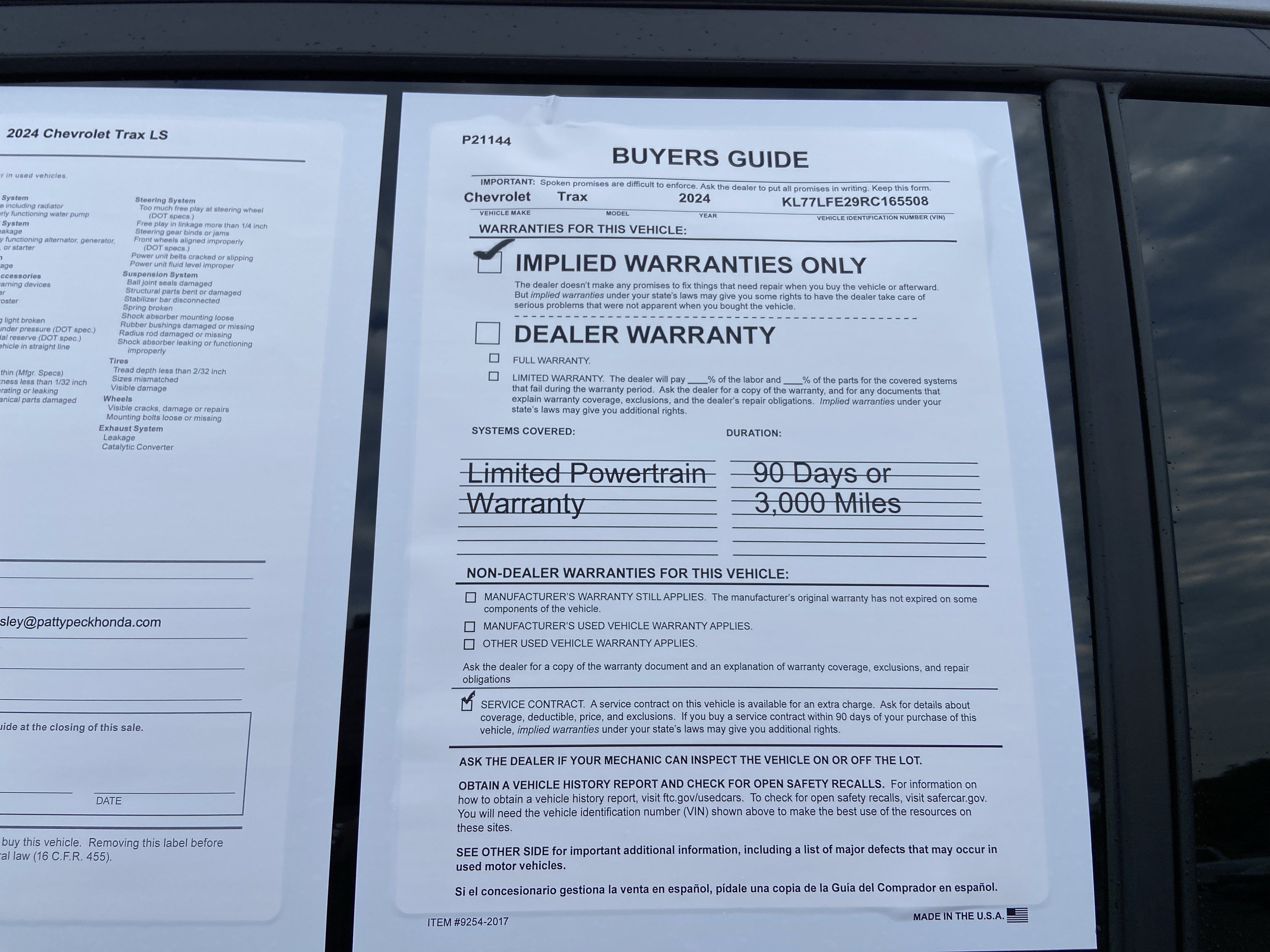 Used 2024 Sterling Gray Metallic Chevrolet LS image 5