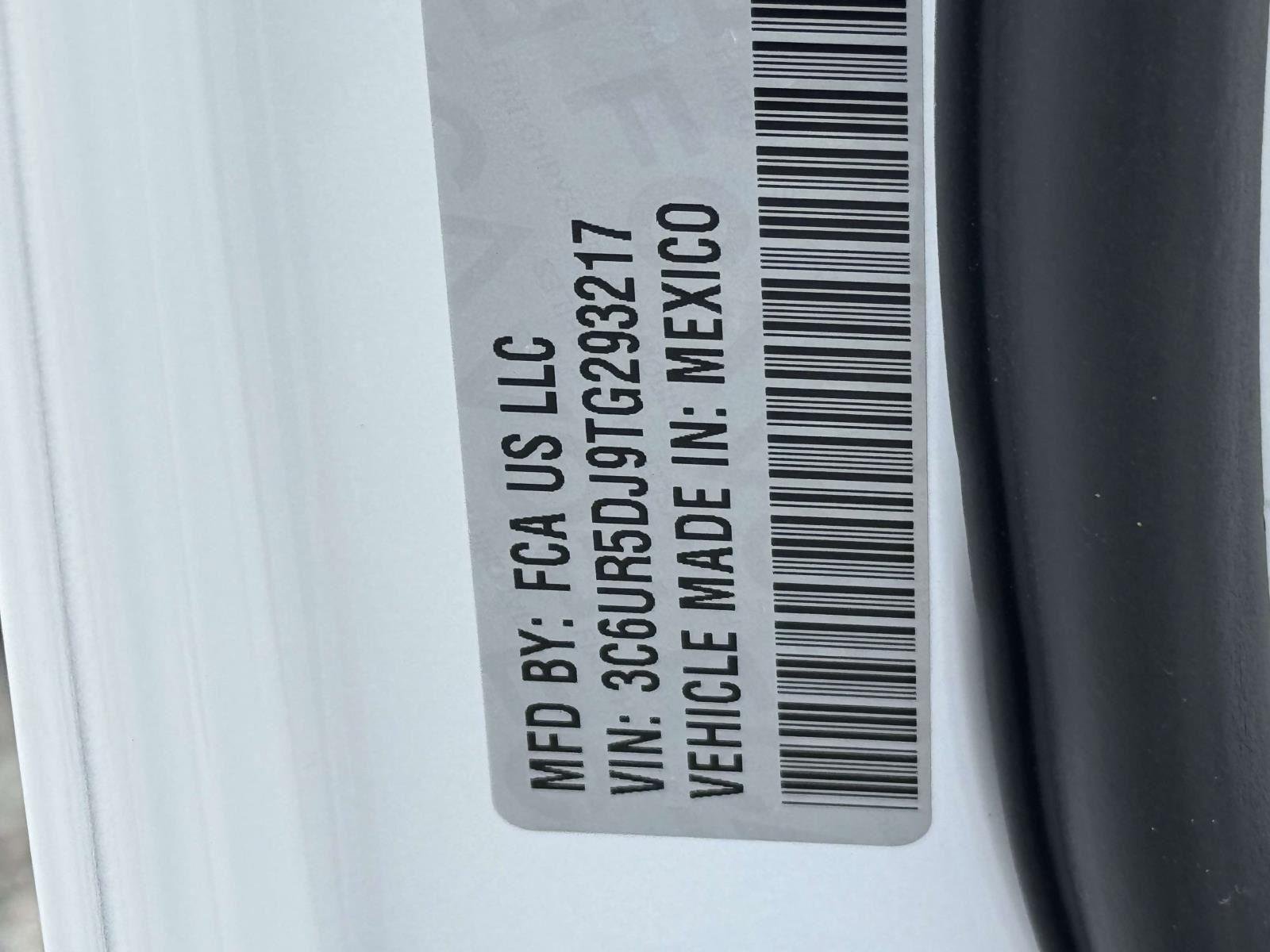New 2026 Bright White Clear-Coat Exterior Paint RAM Big Horn image 30