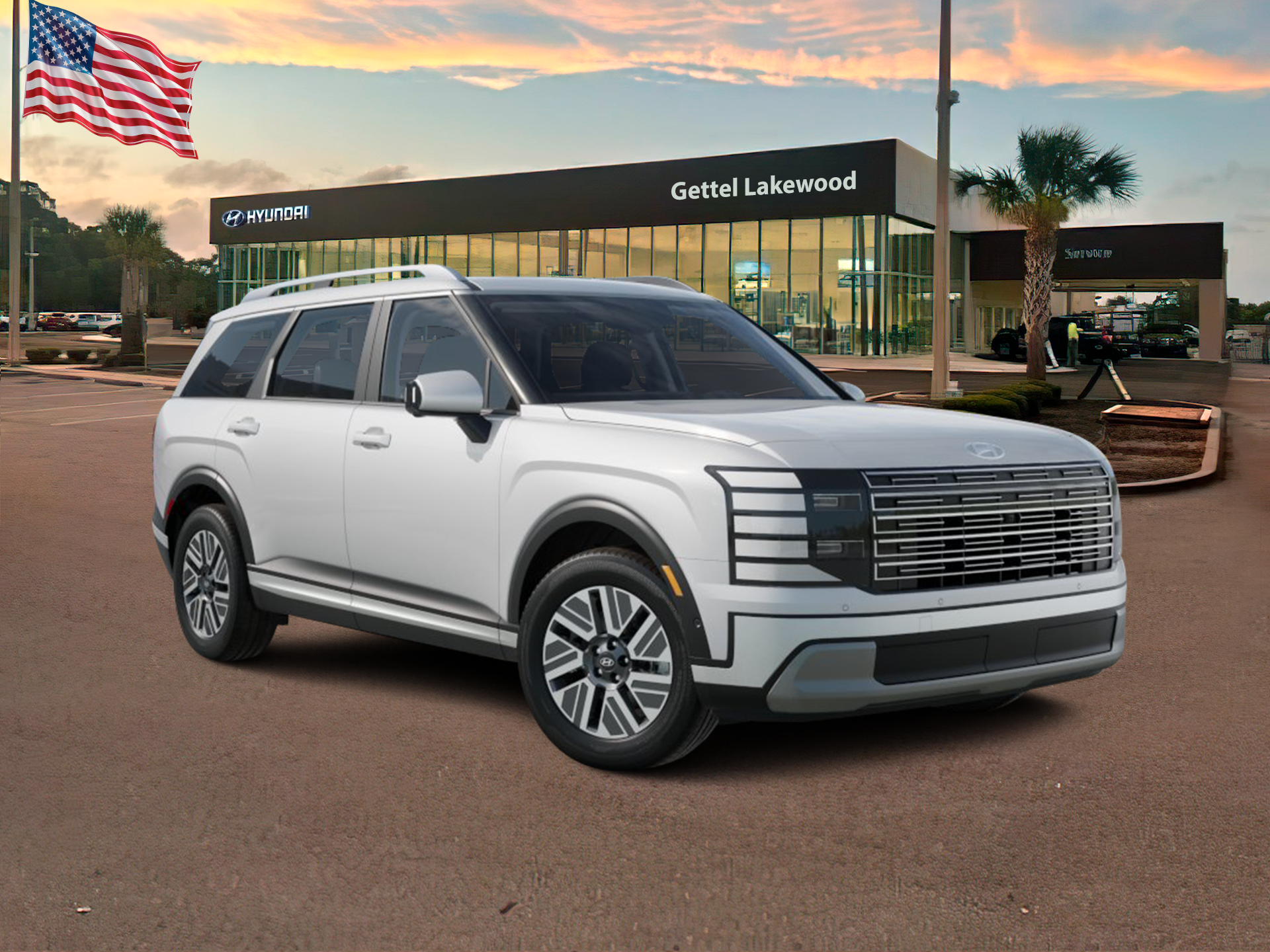 New 2027 White Hyundai Blue SEL Premium 7P image 7