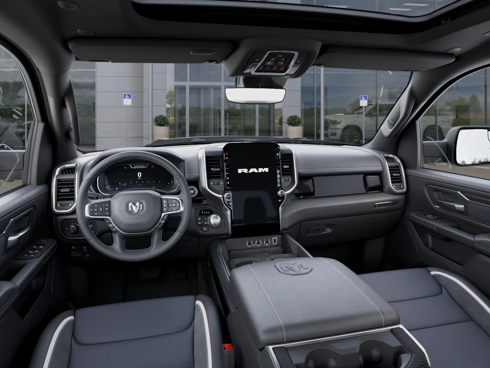 New 2026 Bright White Clear-Coat Exterior Paint RAM Laramie image 40