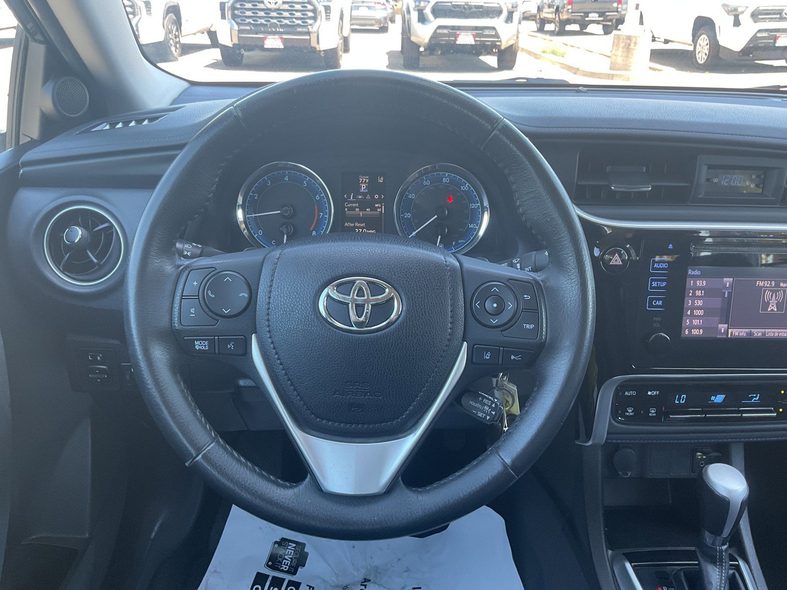 Certified Used 2017 Slate Metallic Toyota SE image 20