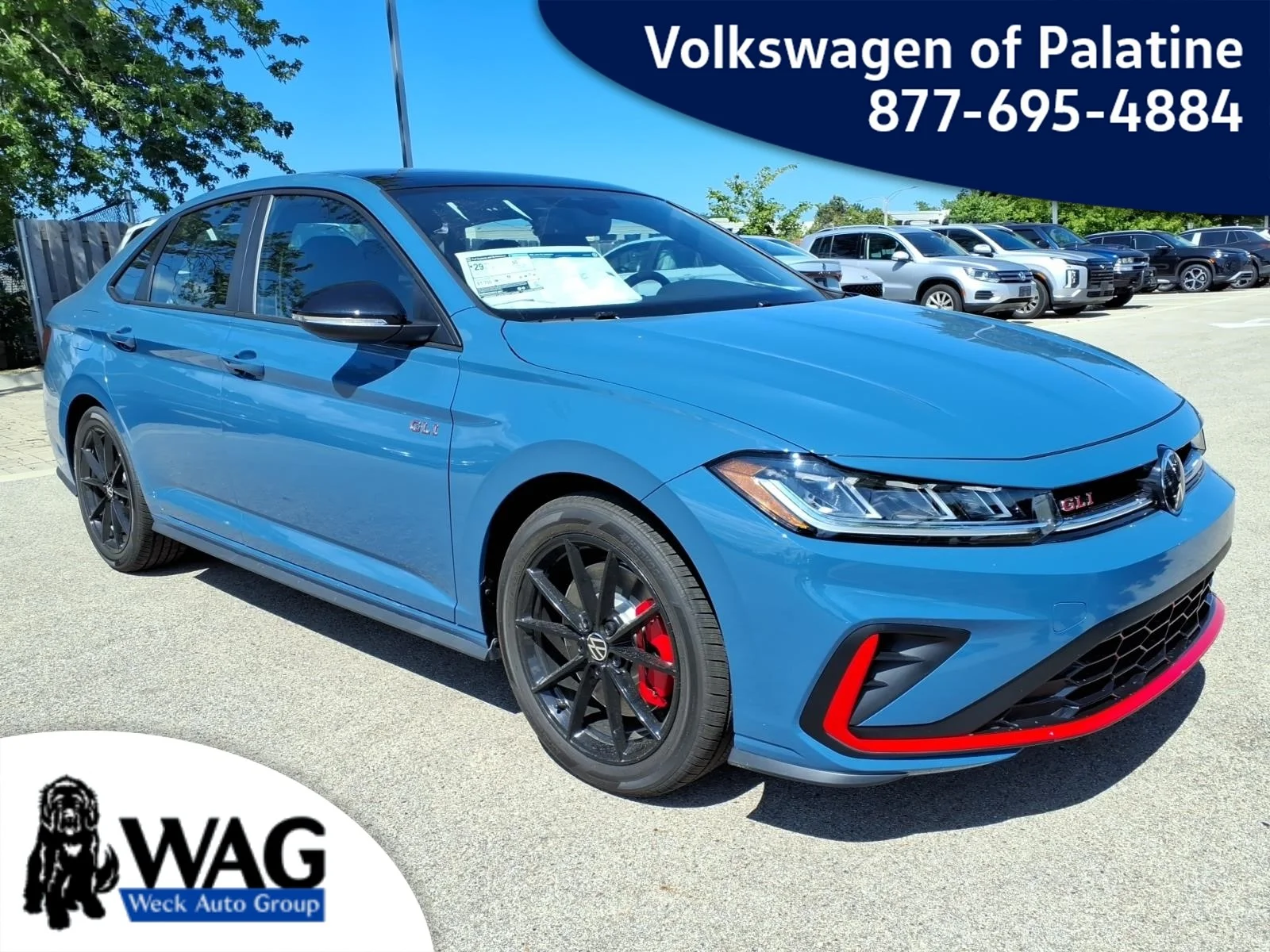 New 2026 Monterey Blue W/Deep Black Roof Volkswagen AUTOBAHN MANUAL image 1