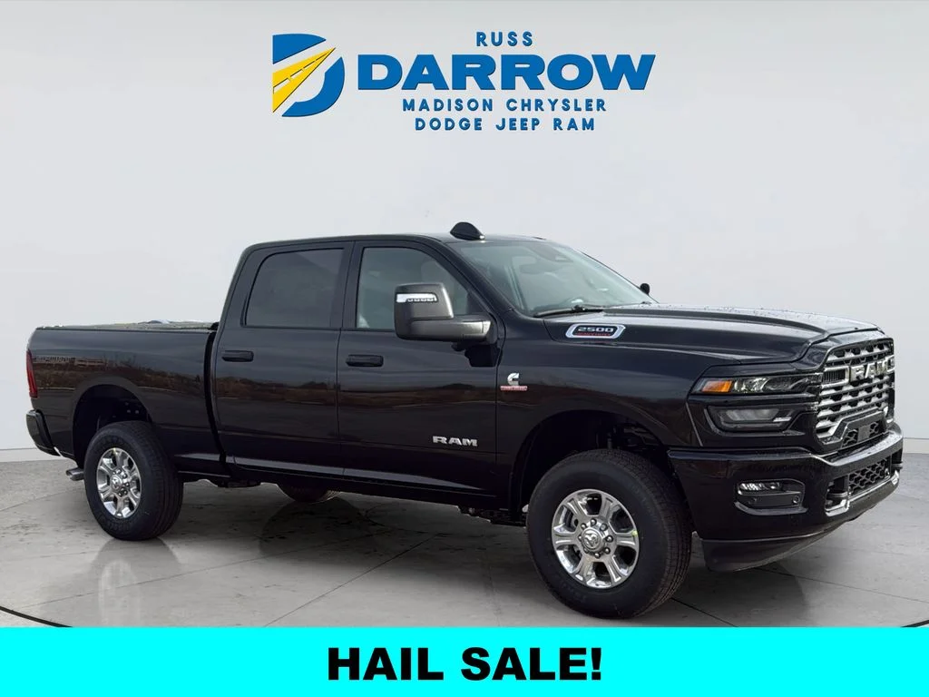 New 2026 Diamond Black Crystal Pearl-Coat Exterior Paint RAM Big Horn image 7