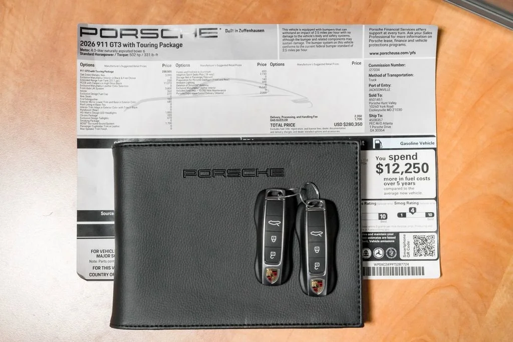 Used 2026 Oak Green Metallic Neo Porsche GT3 image 54