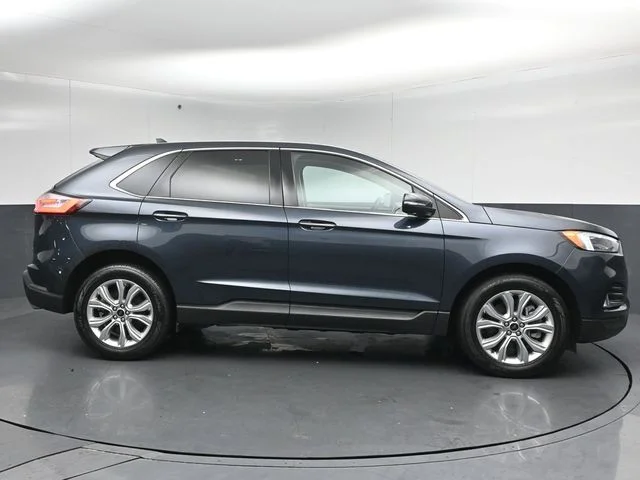 Certified Used 2024 Stone Blue Metallic Ford Titanium image 8