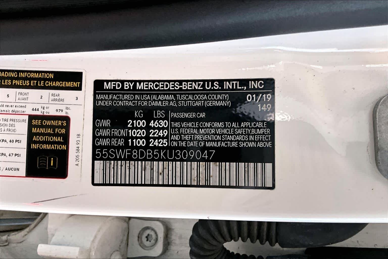 Used 2019 Polar White Mercedes-Benz C 300 image 30