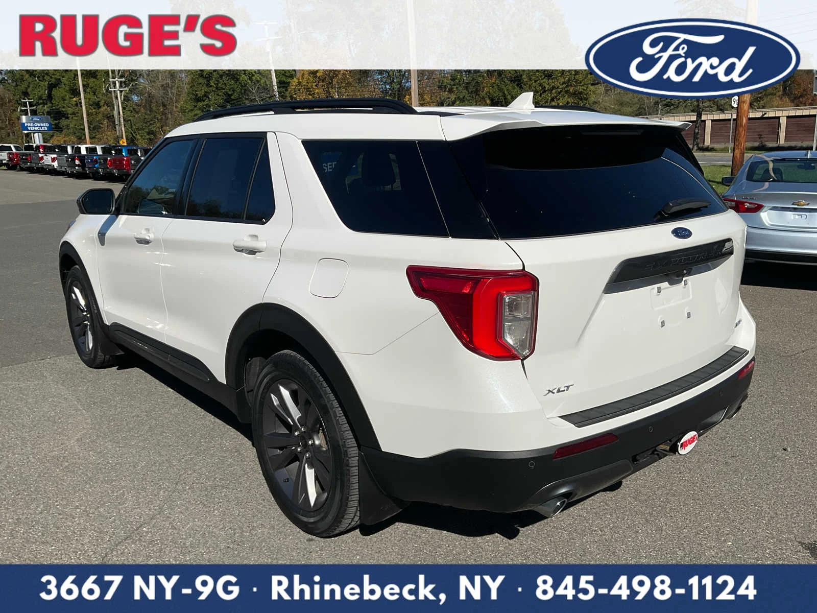 Used 2023 Star White Metallic Tri-Coat Ford XLT image 5