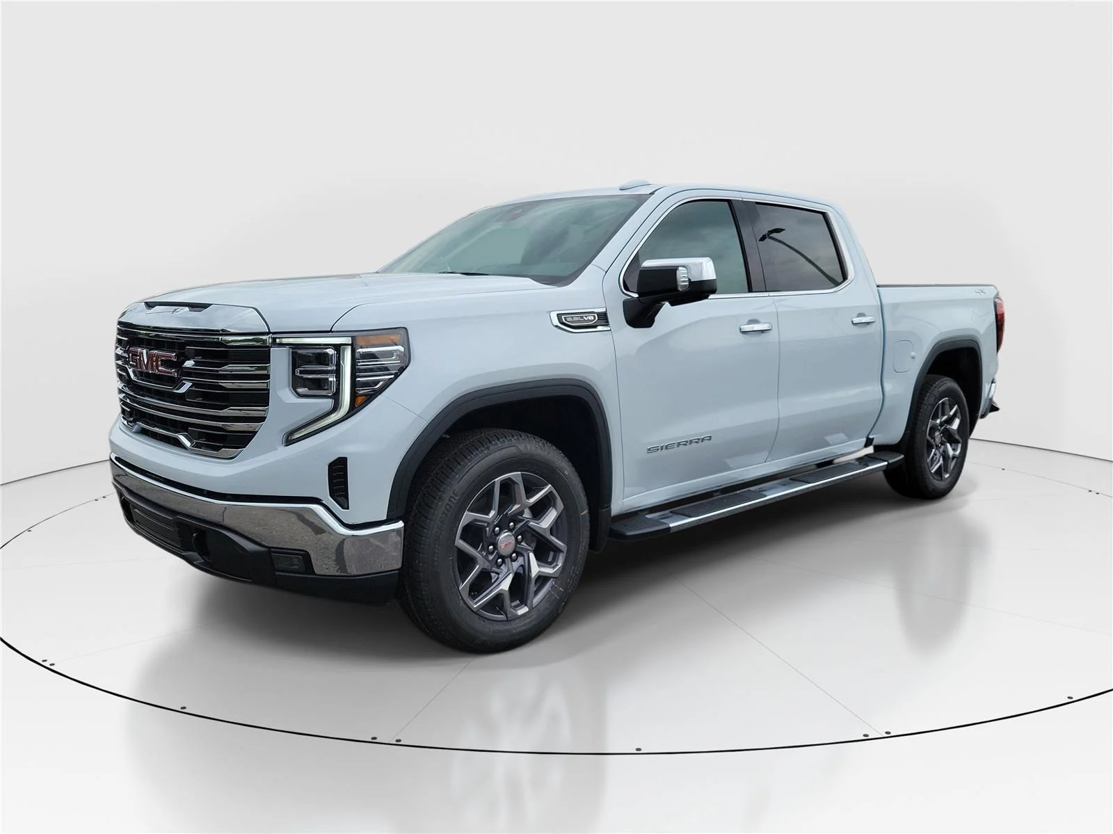New 2026 Glacier White Tricoat GMC SLT image 2