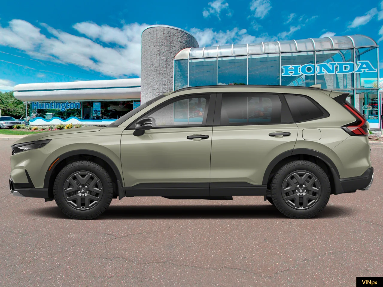 New 2026 Radiant Red Metallic Honda AWD TrailSport image 3