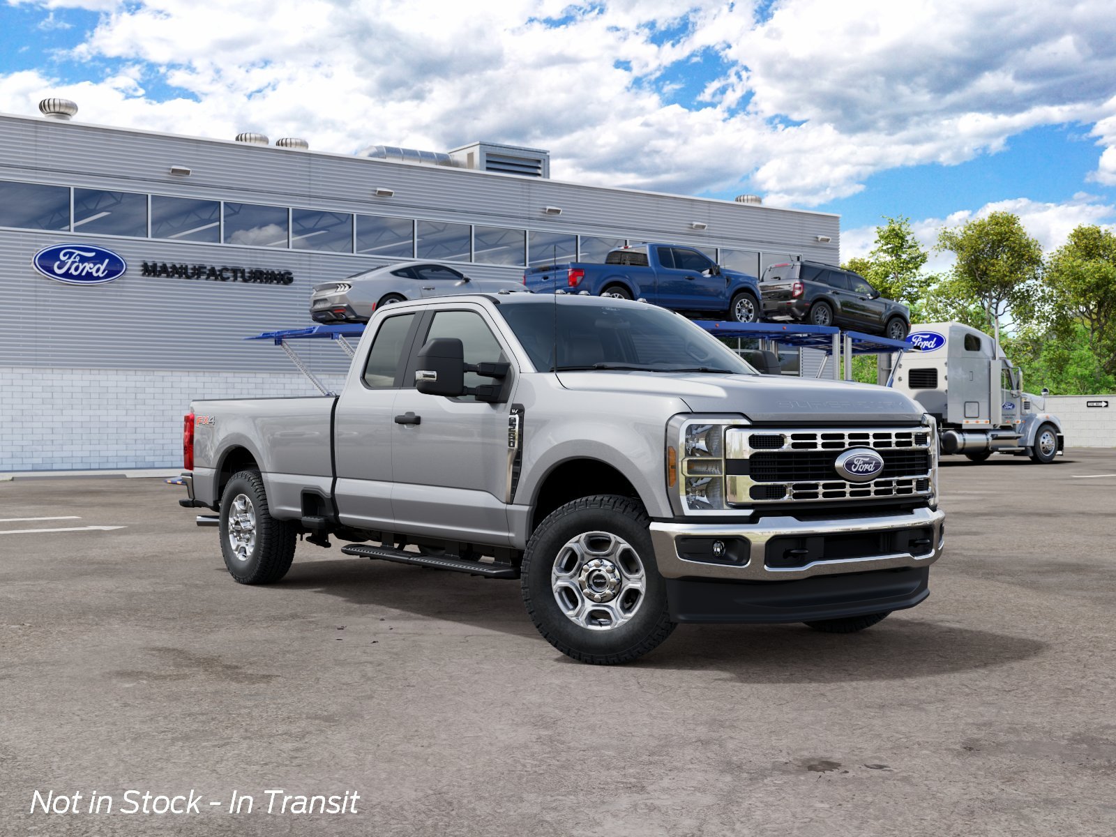New 2027 Iconic Silver Metallic Ford XLT image 1