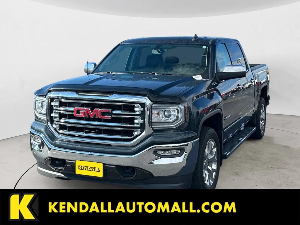 Used 2017 DARK SLATE METALLIC GMC SLT image 1