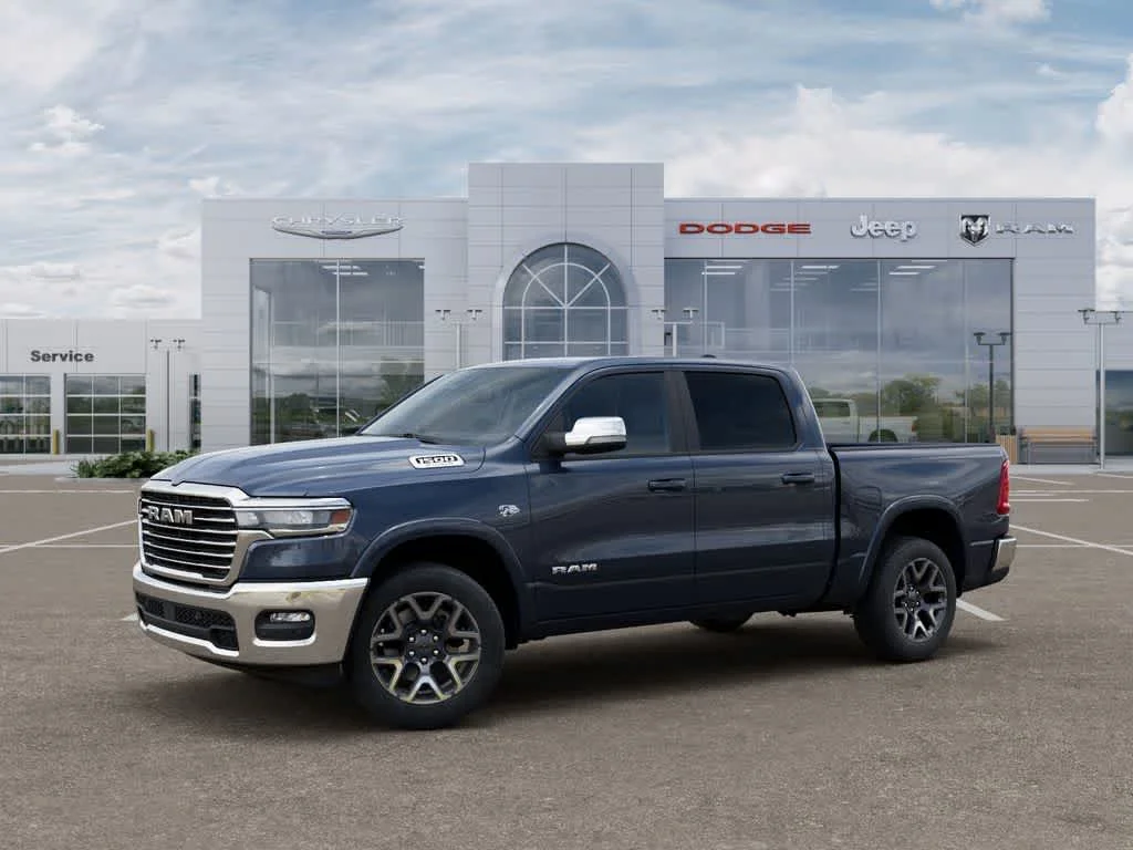 New 2026 Forged Blue Metallic Exterior Paint RAM Laramie image 2