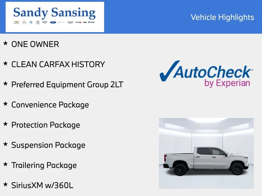 Used 2024 White Chevrolet LT Trail Boss image 7