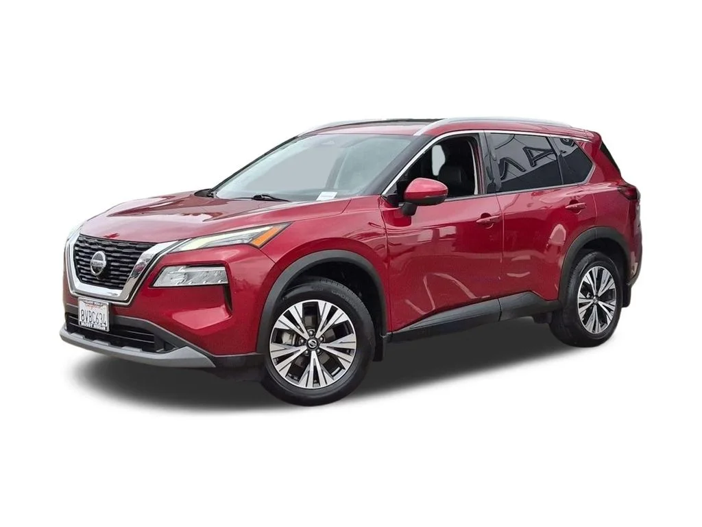 Used 2021 Red Nissan SV image 1