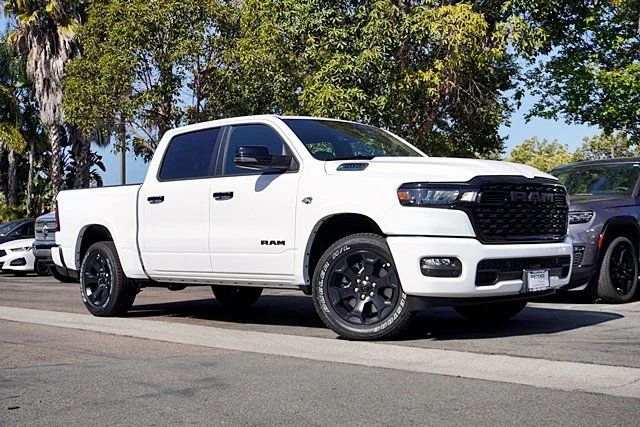 New 2026 Bright White Clear-Coat Exterior Paint RAM Big Horn Night Edition image 1