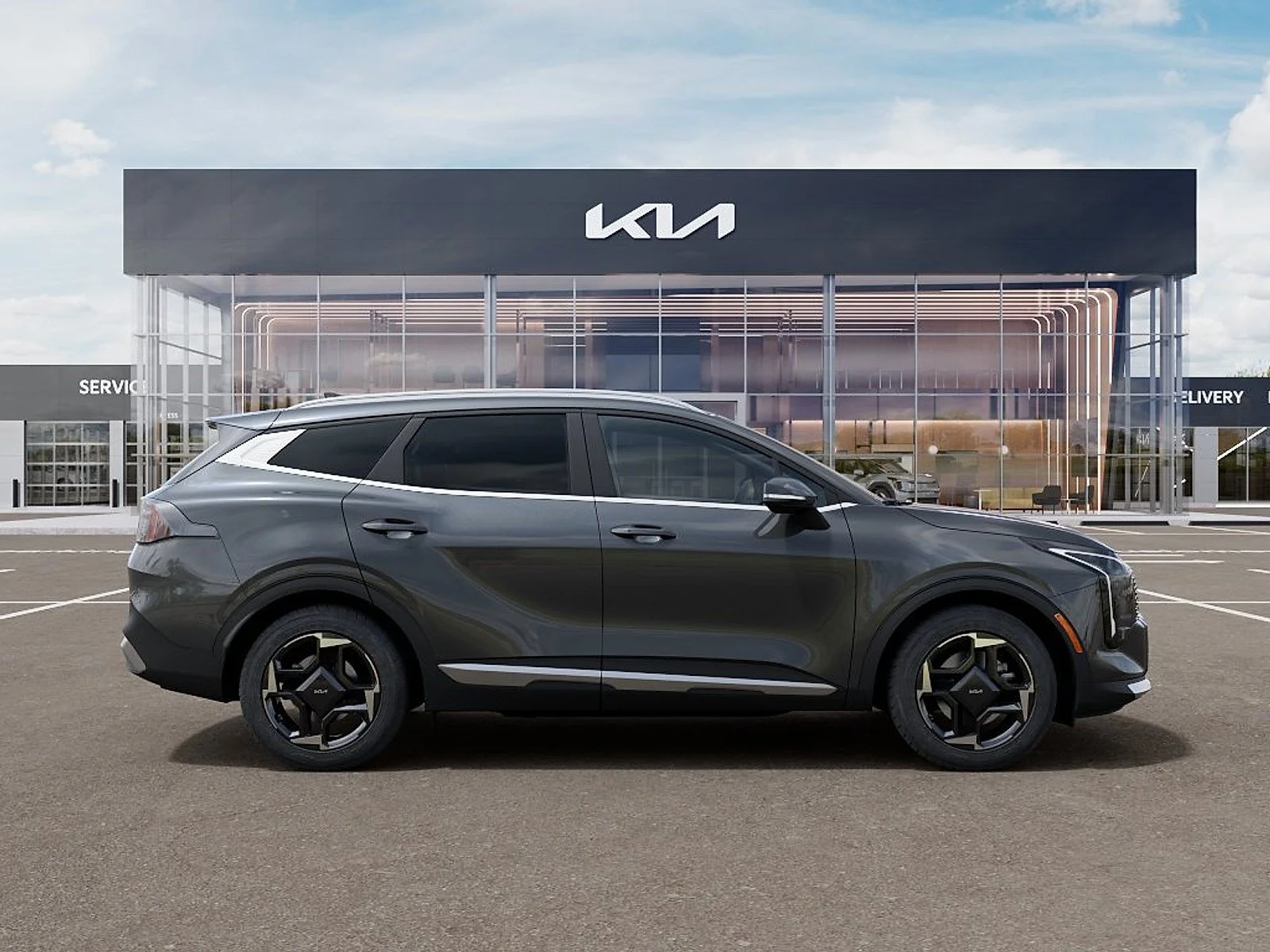 New 2027 Gravity Gray Kia EX image 7