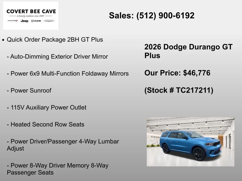 New 2026 Blue Dodge GT Plus image 13