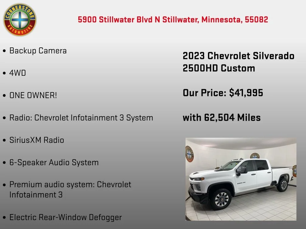 Used 2023 White Chevrolet Custom image 29