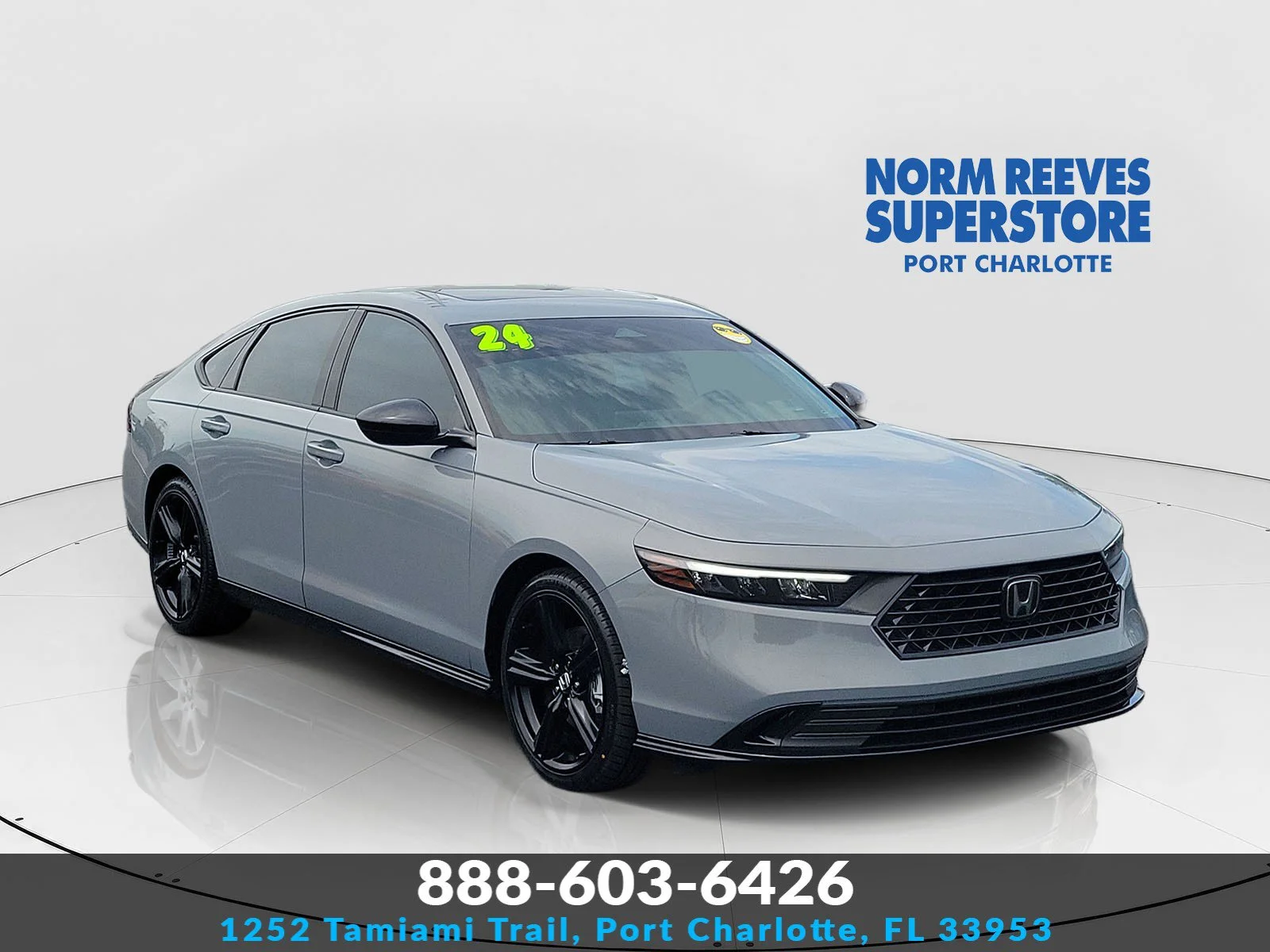 Certified Used 2024 Urban Gray Pearl Honda Sport-L image 1
