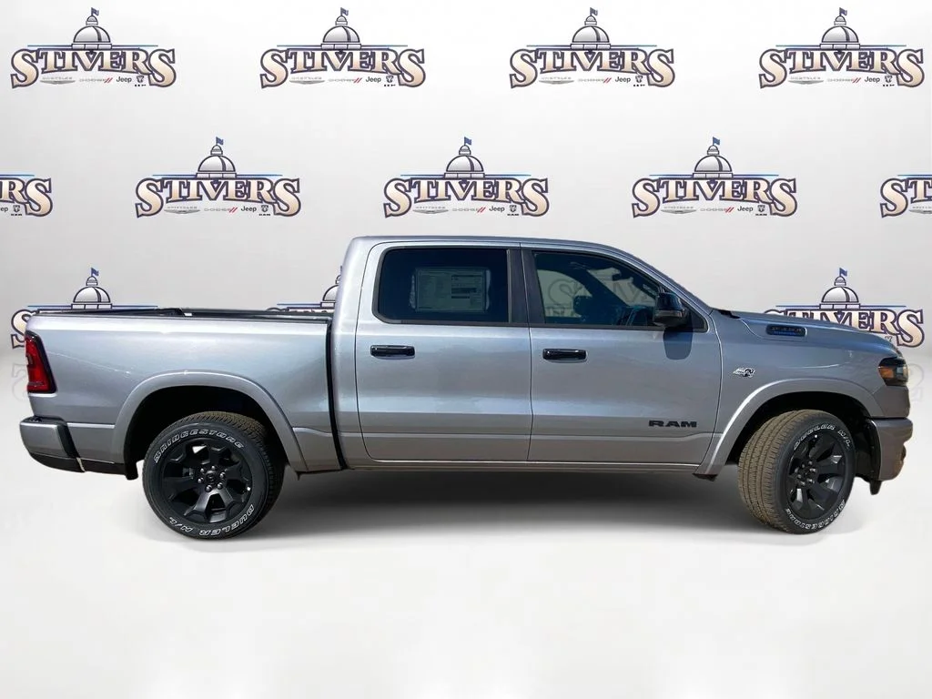 New 2026 Billet Silver Metallic Clear-Coat Exterior Paint RAM Big Horn/Lone Star image 6