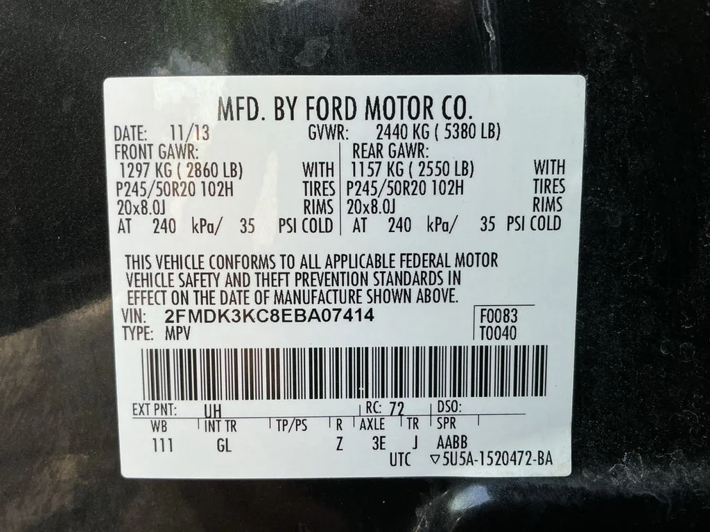 Used 2014 Black Ford Limited image 25