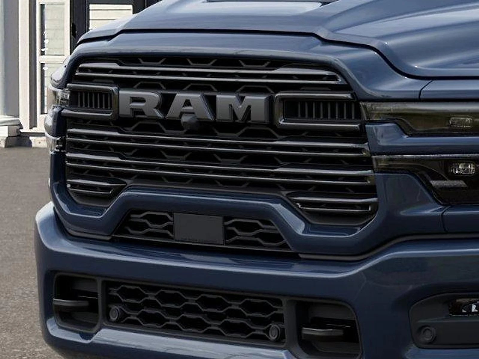 New 2026 Forged Blue Metallic Exterior Paint RAM Laramie Crew Cab 4x4 6