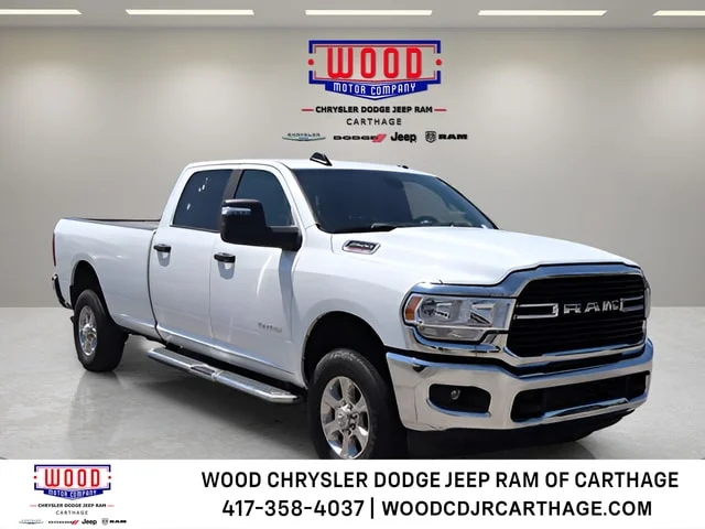 Used 2023 Bright White Clearcoat Ram Big Horn image 1
