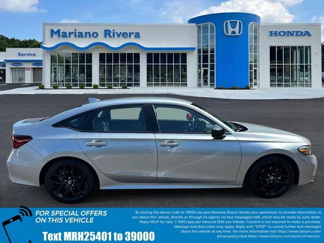 Certified Used 2025 Solar Silver Metallic Honda Sport image 2