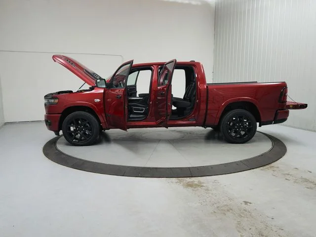 New 2026 Molten Red Pearl-Coat Exterior Paint RAM Laramie image 12
